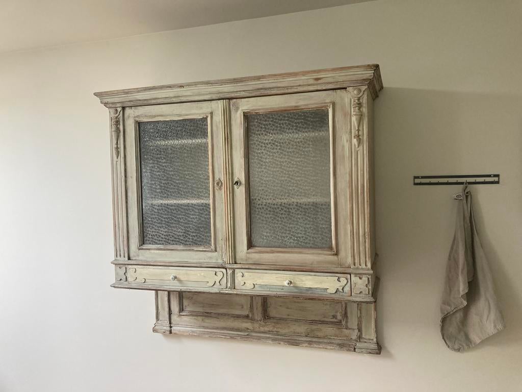 Brocante bovenkast, Ophalen, Gebruikt