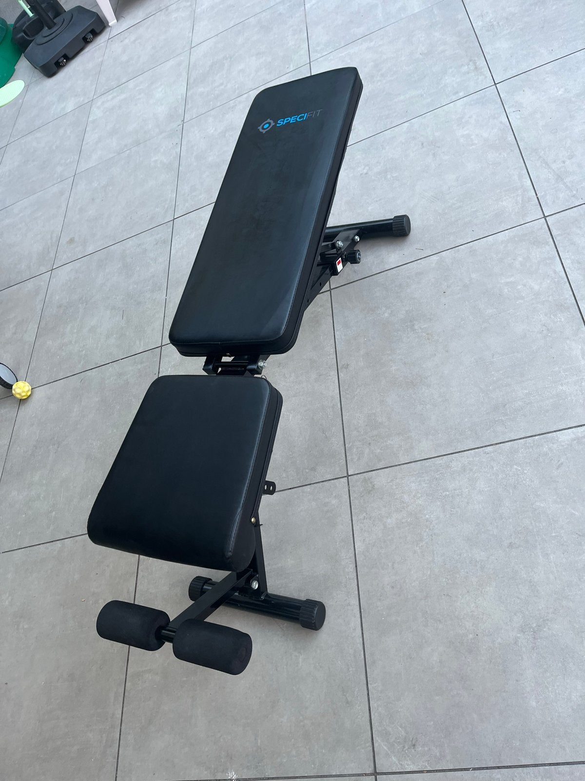 Verstelbare fitnessbank van Specifit, Sport en Fitness, Fitnessmaterialen, Ophalen, Zo goed als nieuw, Fitnessbank