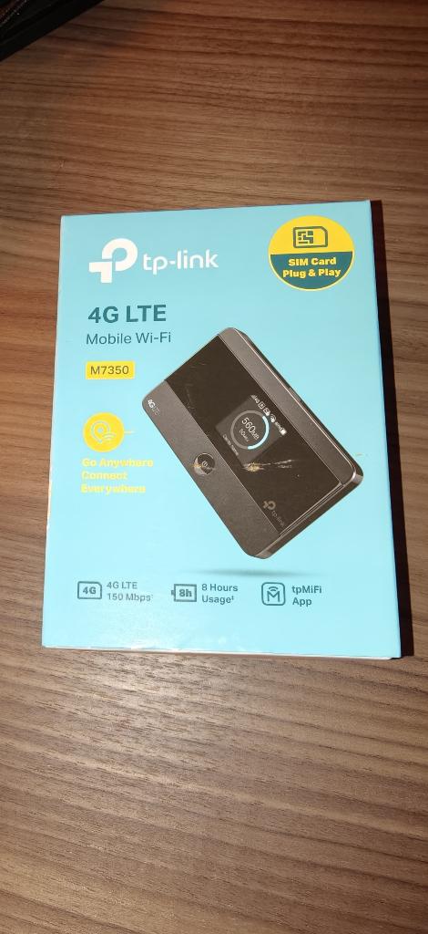 TP-Link M7350 4G LTE Mobile Wi-Fi (Mi-Fi), Ophalen of Verzenden, Zo goed als nieuw