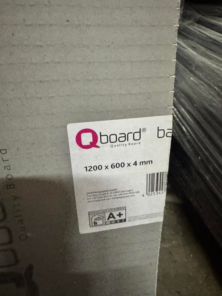 Qbord 4mm 2x plaat, Ophalen of Verzenden, Zo goed als nieuw, Overige typen