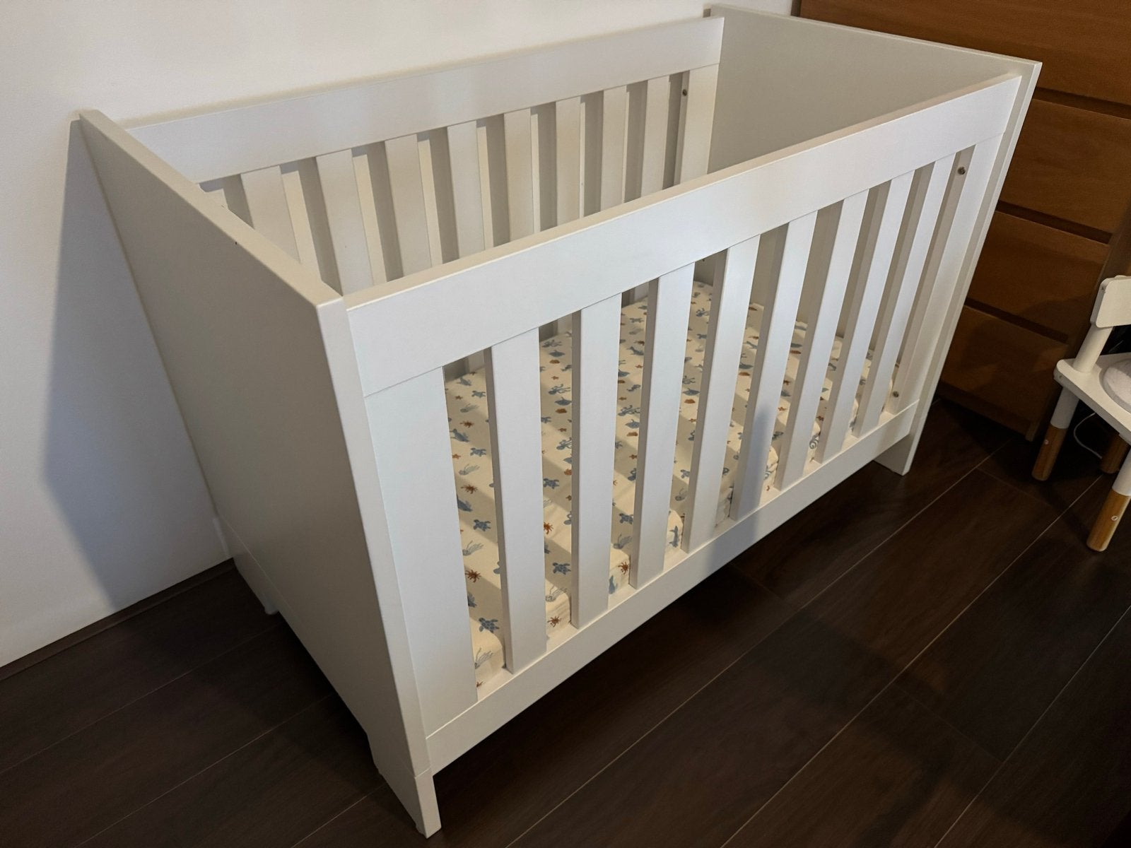 Interbaby Ledikant Wit 60x120cm, Ophalen, Gebruikt, Ledikant