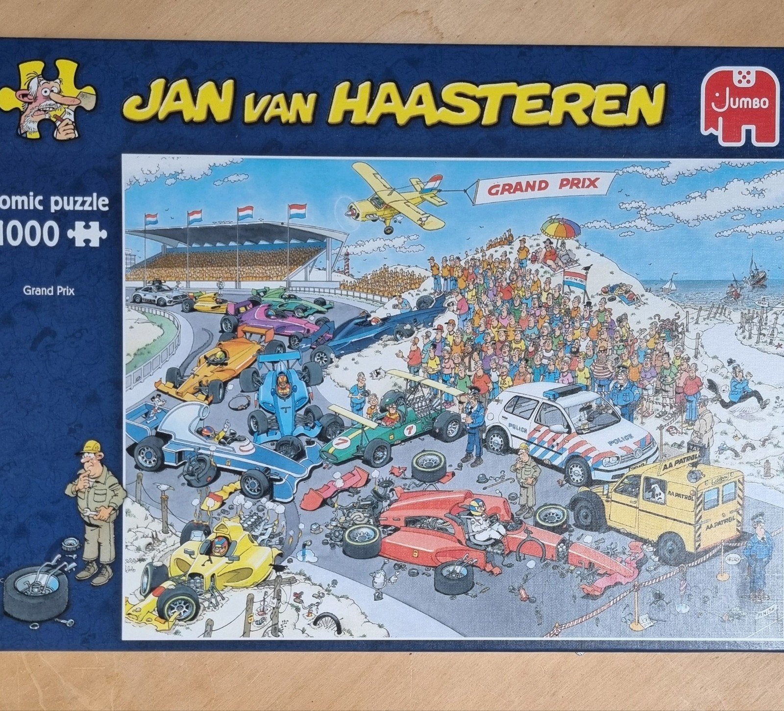 JvH puzzel Grand-Prix, Ophalen of Verzenden, 500 t/m 1500 stukjes, Zo goed als nieuw, Legpuzzel