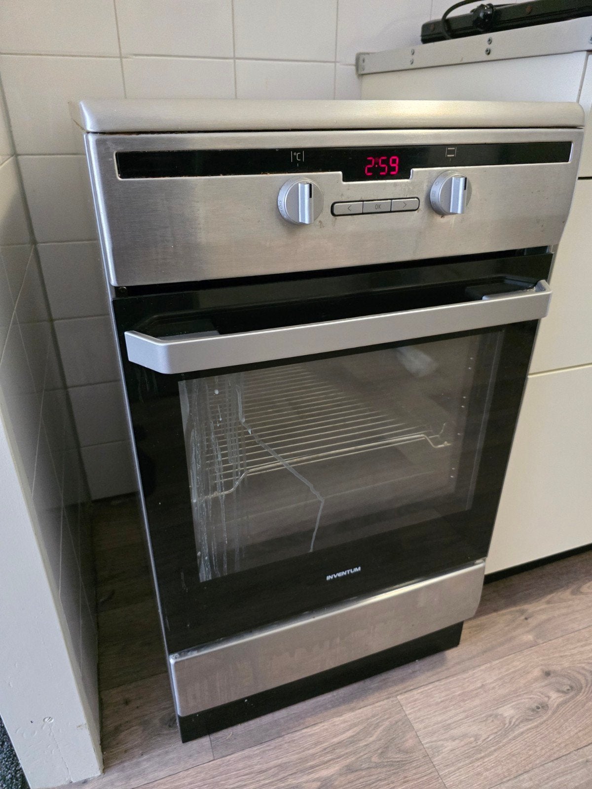 Inventum Vrijstaand Inductiefornuis met Oven, Ophalen, 60 cm of meer, 4 kookzones, Zo goed als nieuw