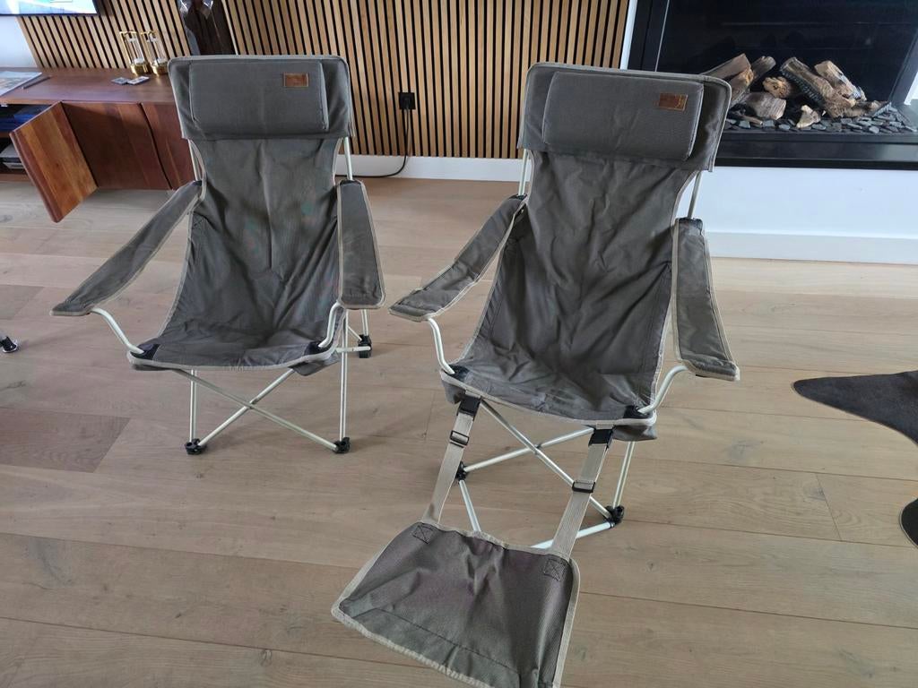 De Waard luxe campingstoel 2 stuks, Ophalen, Zo goed als nieuw, Campingstoel