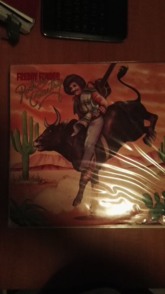 Te koop: freddy fender rock country., Ophalen, LP, Gebruikt, 12 inch