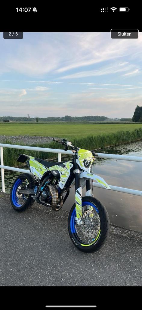 KAPPEN SET MET SLICK STICKERS Sherco sm50 2025, Ophalen of Verzenden, Zo goed als nieuw