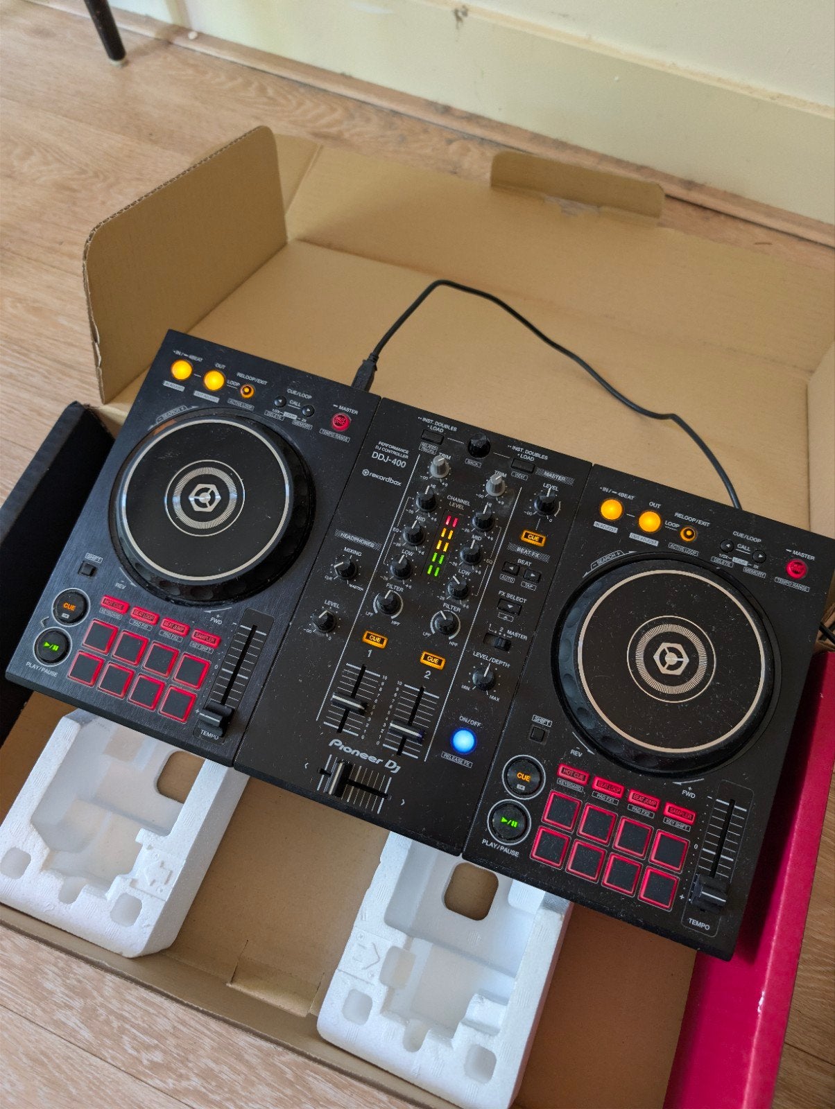 Pioneer DDJ-400 DJ-controller - Read description!, Ophalen, Zo goed als nieuw, Dj-set, Pioneer