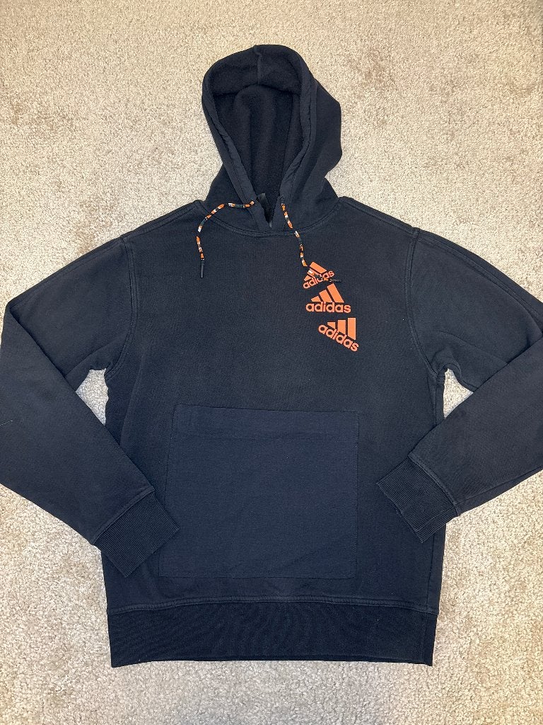 Adidas hoodie maat S, Kleding | Heren, Truien en Vesten, Verzenden, Gedragen, Adi-Dassler-Straße 1 91074 Herzogenaurach, Maat 46 (S) of kleiner