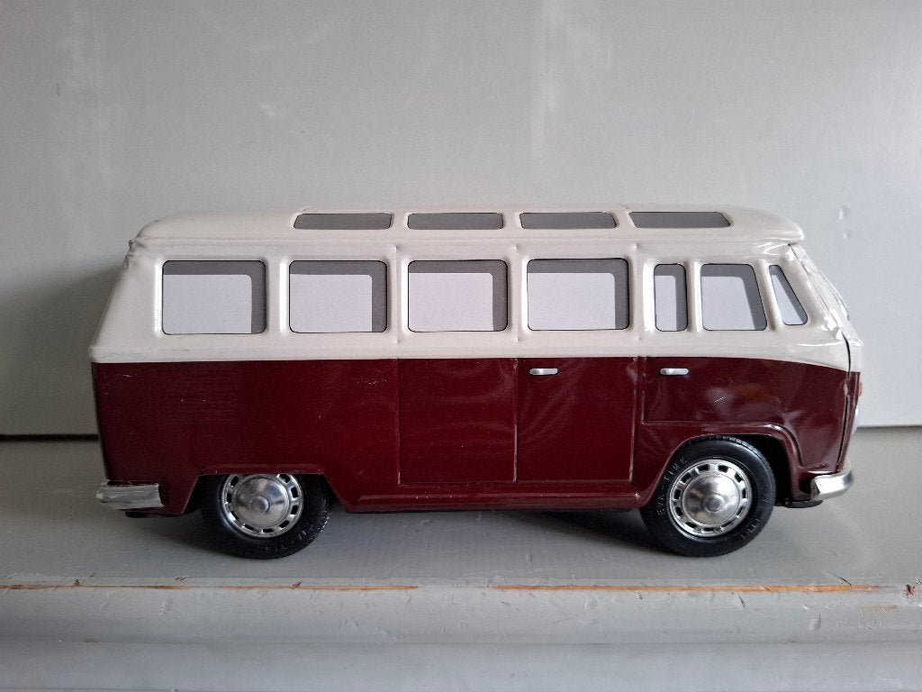 Grote blikken Volkswagen bus - VW, Antiek en Kunst, Antiek | Speelgoed, Ophalen of Verzenden
