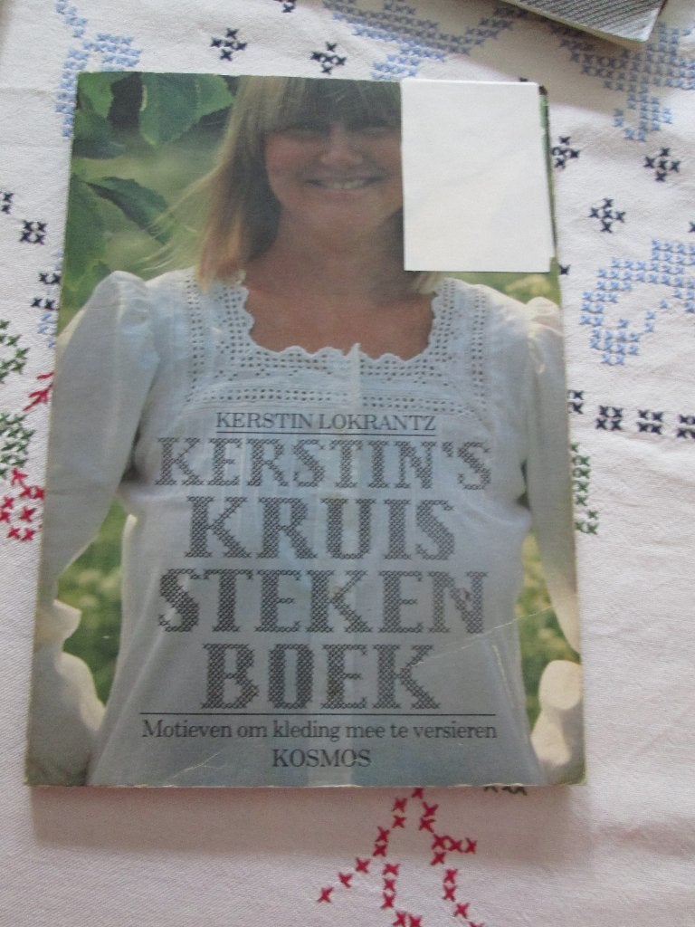 Kerstin's kruissteken boek Kerstin Lokrantz Kosmos uitgave, Ophalen of Verzenden, Gebruikt, Patroon