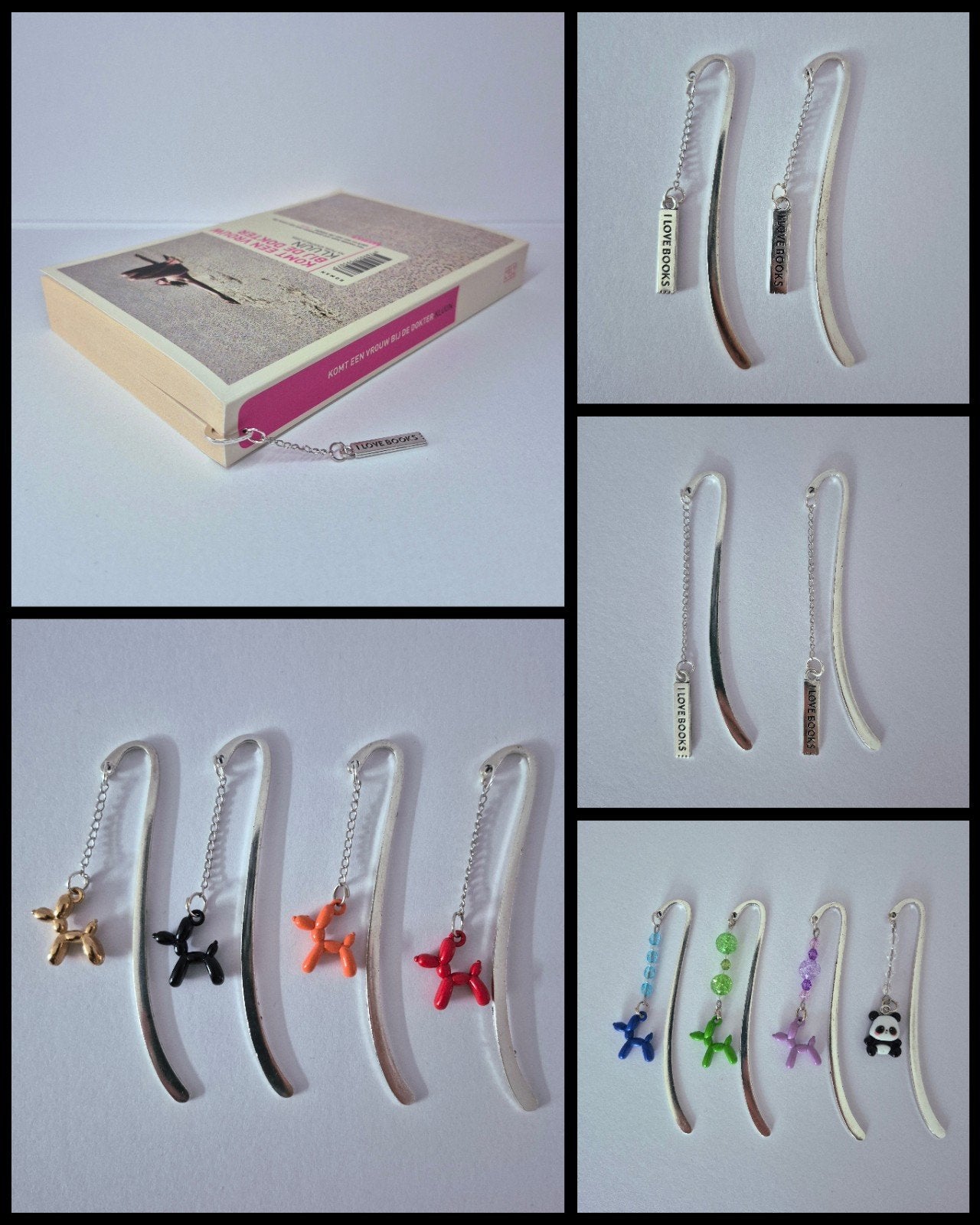 Metalen boekenlegger, zelf gemaakt, cadeautje, kleinigheidje, Ophalen of Verzenden, Nieuw