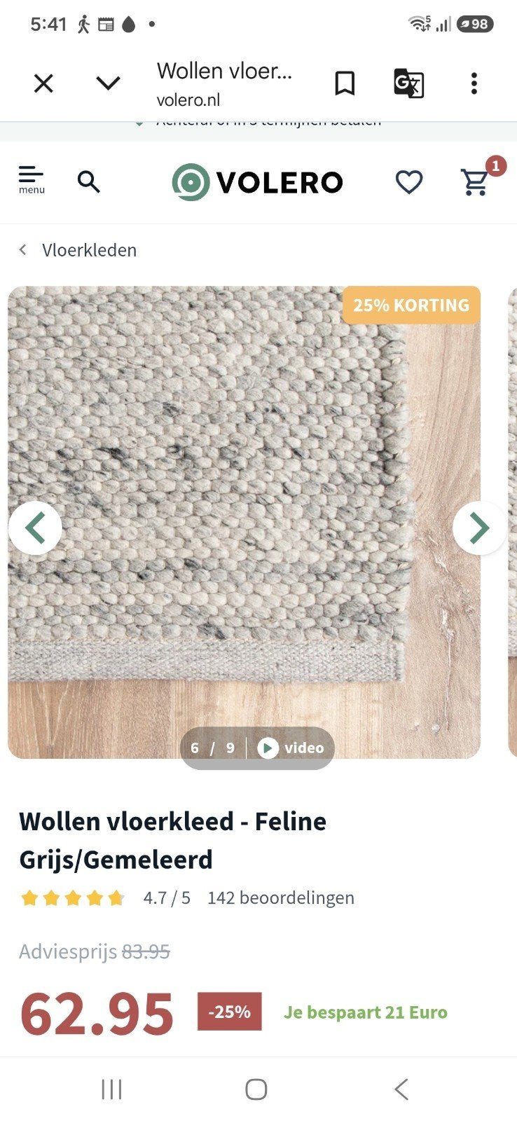 wollen vloerkleed, Ophalen of Verzenden, Rechthoekig, 200 cm of meer, 150 tot 200 cm