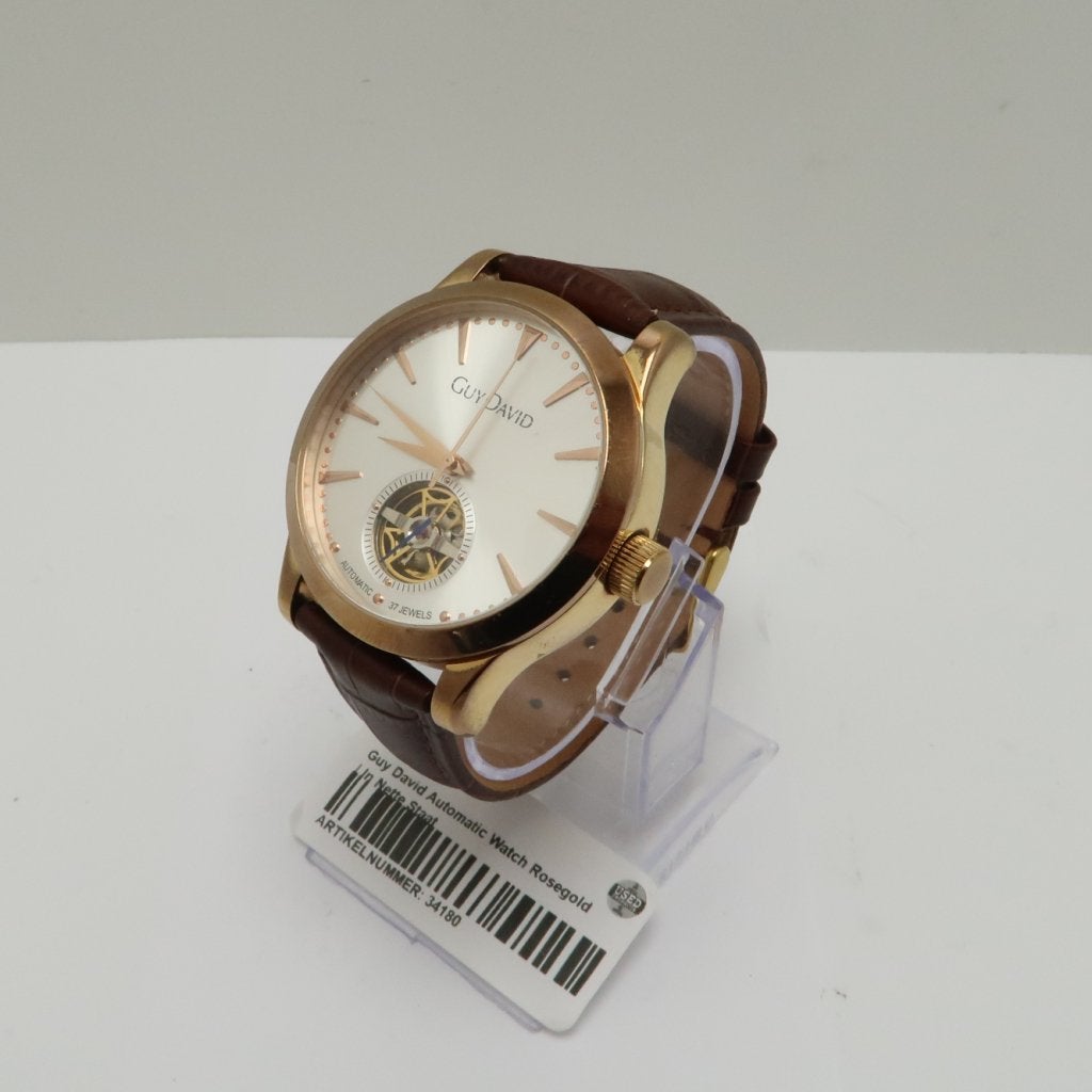 Guy David Automatic Watch Rosegold | In Nette Staat, Flex Ltd., Zo goed als nieuw, https://flex.com/contact-us, Nobelstraat 10, 5807 GA Oostrum LB, Limburg, Nederland