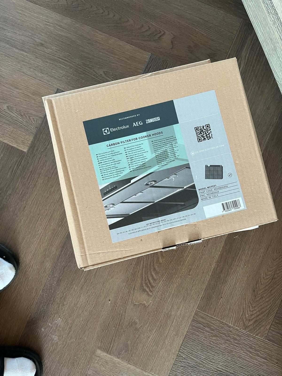 Electrolux AEG Zanussi Koolstoffilter voor Afzuigkap, Ophalen, Nieuw, Recirculatie