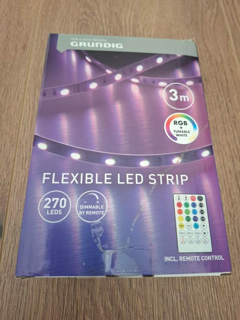 Grundig flexible led strip nieuw in doos 3 meter, Ophalen of Verzenden, Nieuw