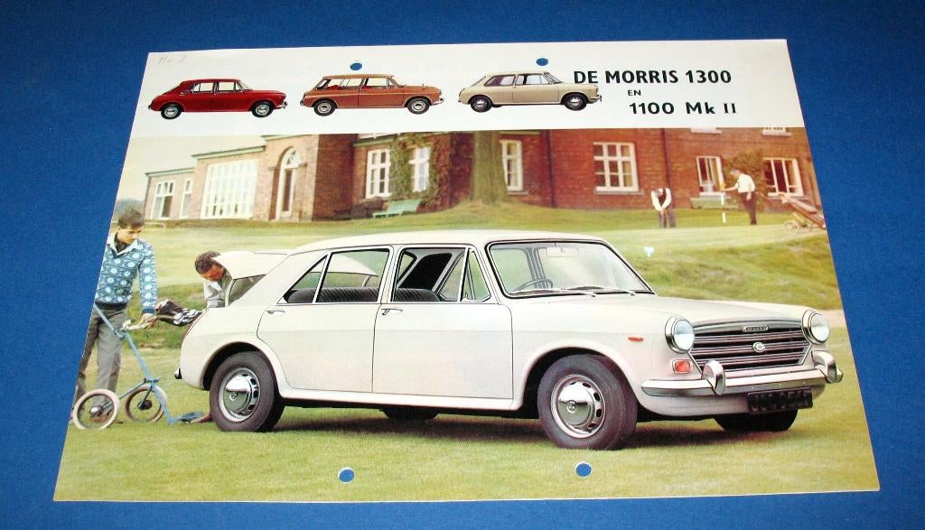 Folder autofolder Austin De Morris 1300 en 1100 MK II, Ophalen of Verzenden, Gelezen, Overige merken