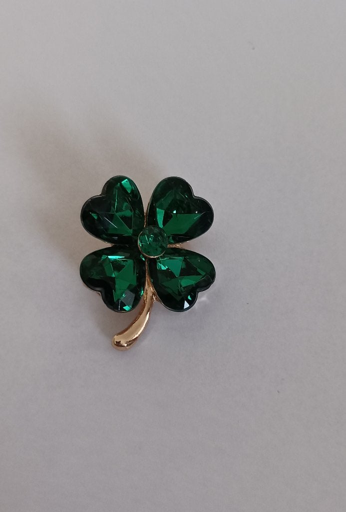 Klaverblad 4 broche, Overige materialen, Overige kleuren, Minder dan 4 cm, Nieuw