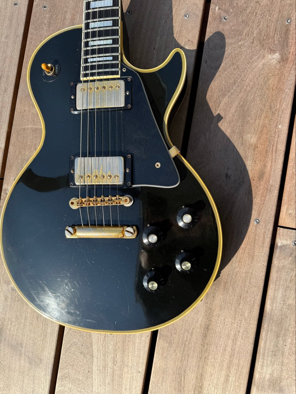 Gibson Les Paul Custom 1973, Muziek en Instrumenten, Ophalen of Verzenden, Gebruikt, Solid body, Gibson