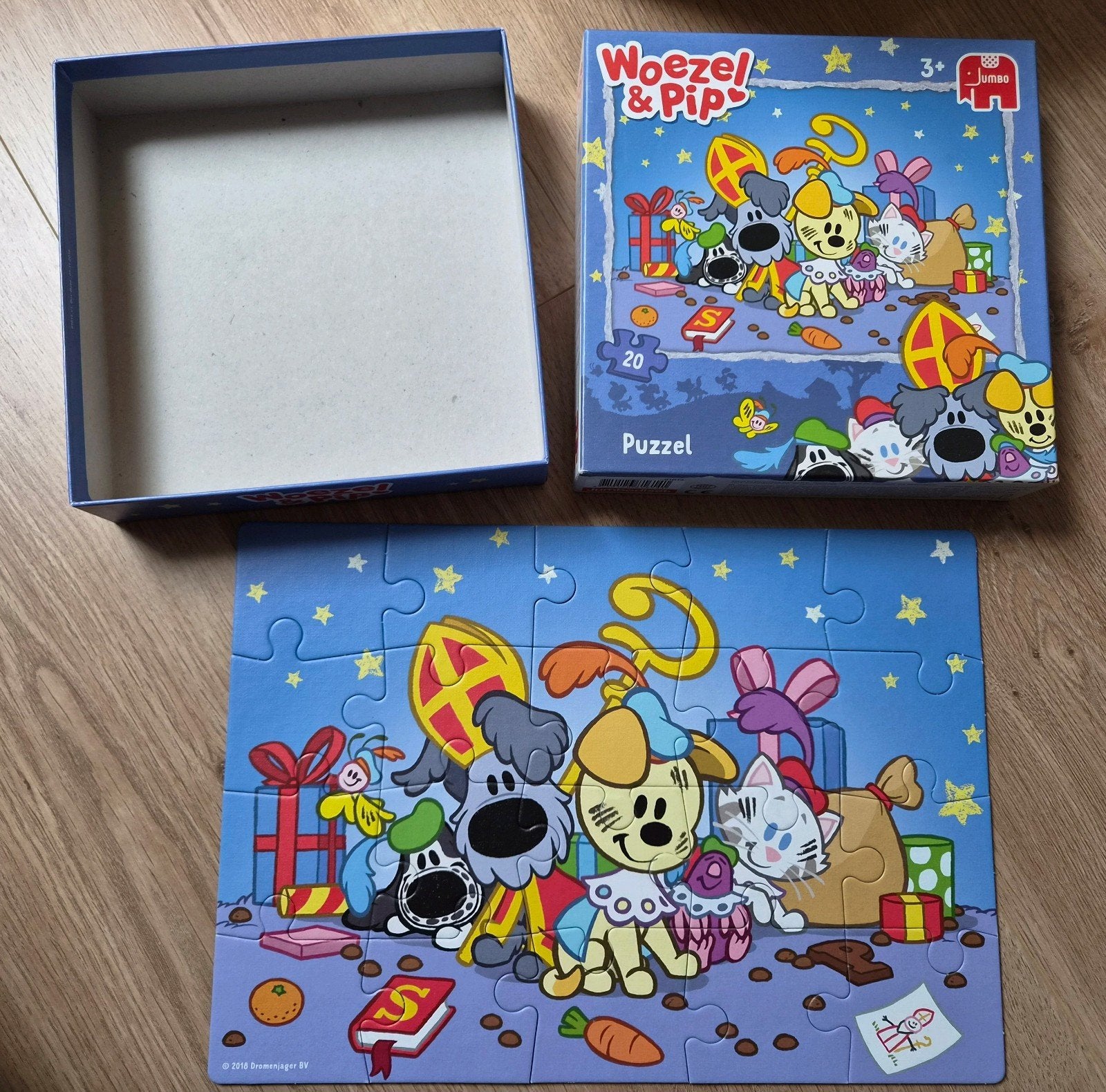 Woezel & Pip Puzzel 20 stukjes, Ophalen of Verzenden, 10 tot 50 stukjes, Zo goed als nieuw, 2 tot 4 jaar