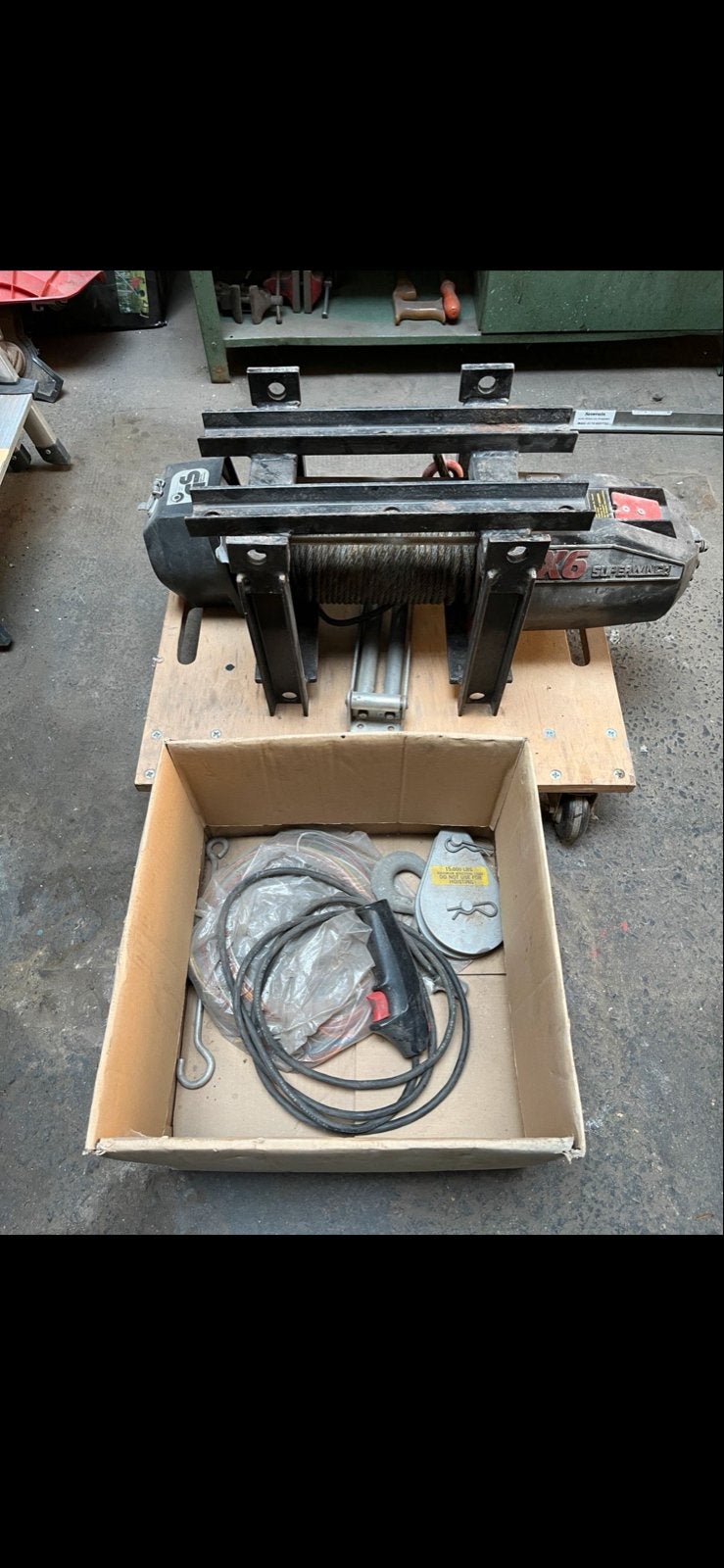 Superwinch X6-G Lier met accessoires, Ophalen, Zo goed als nieuw, Elektrisch