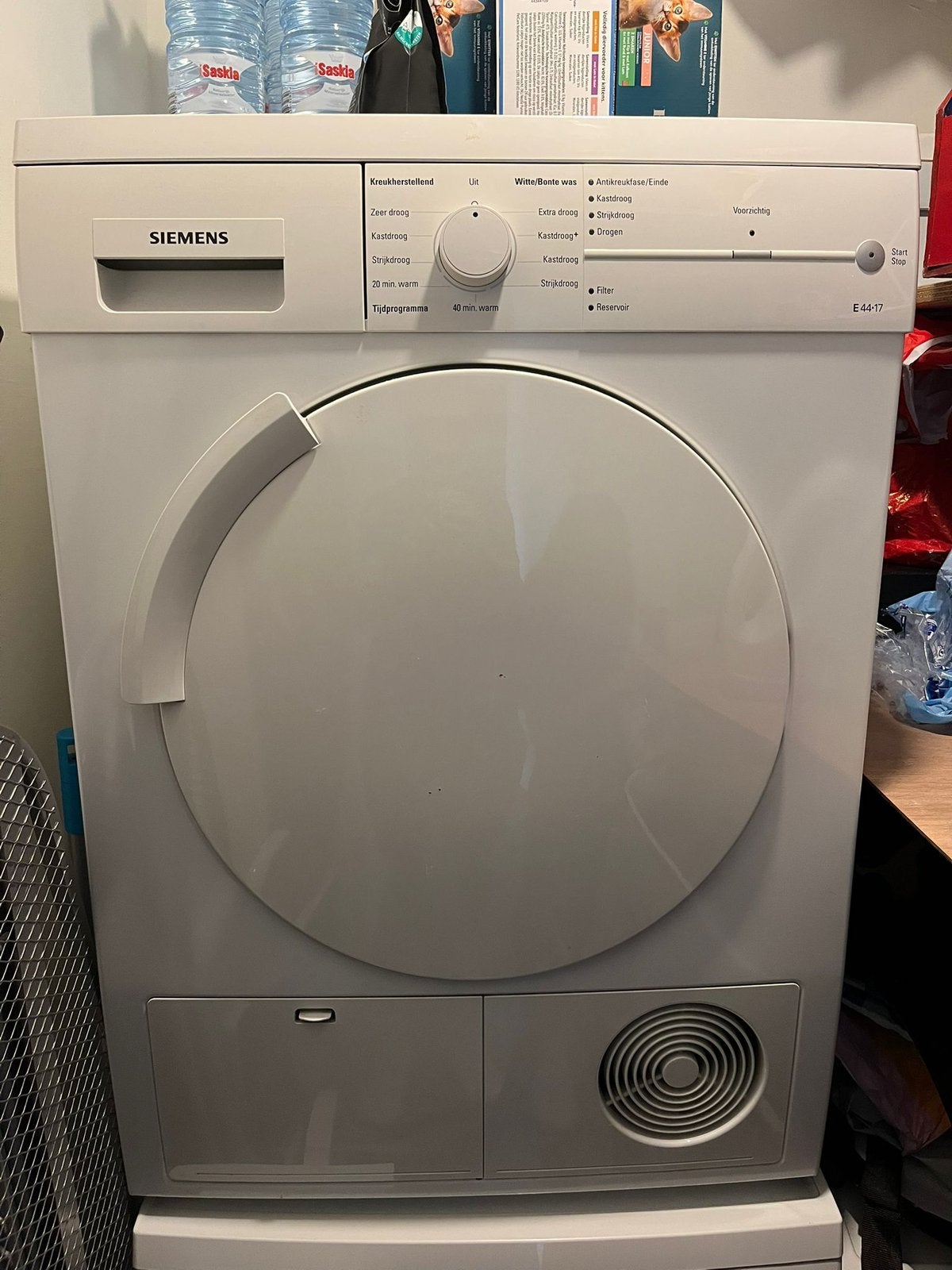 Siemens Droger, Witgoed en Apparatuur, Ophalen, 6 tot 8 kg, Zo goed als nieuw, 85 tot 90 cm