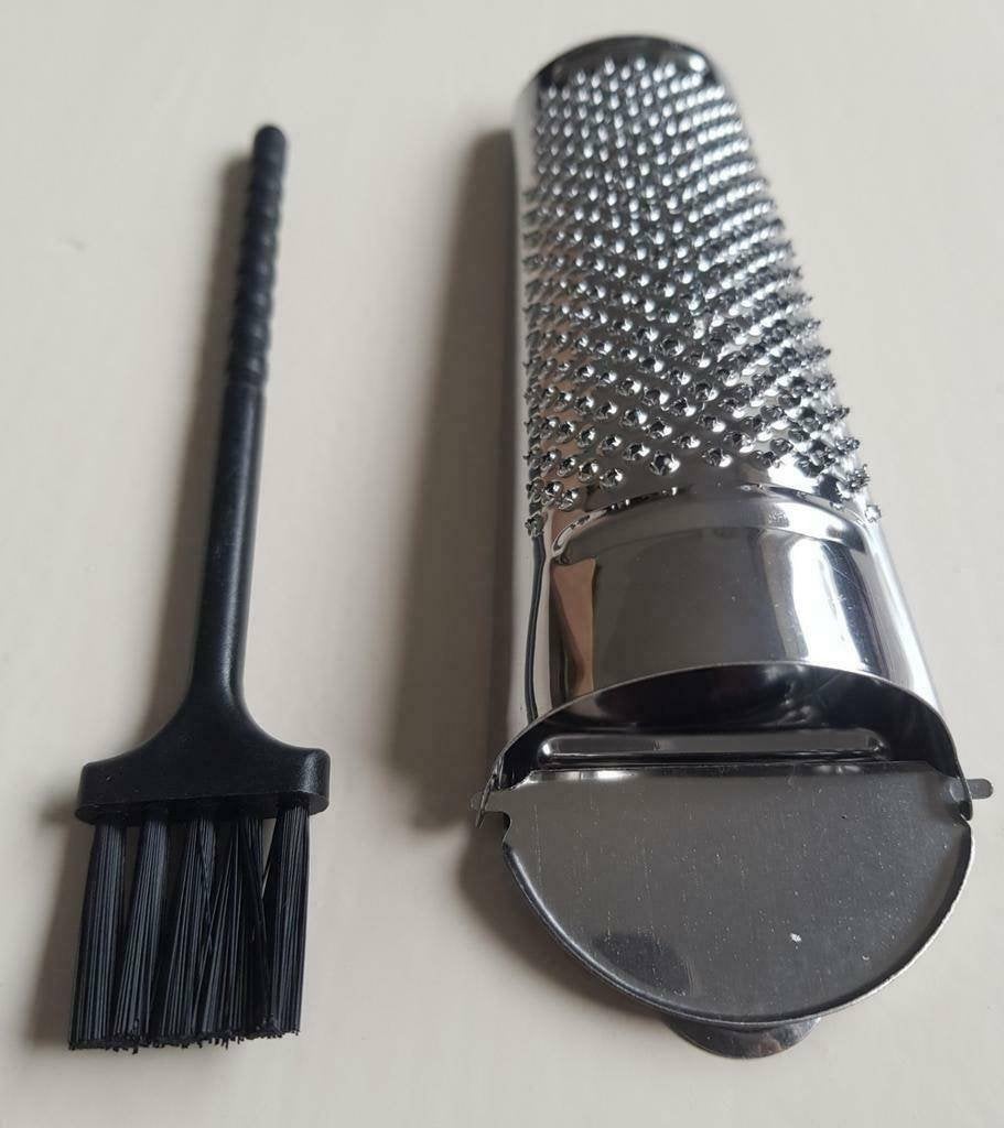 Nieuw, Rvs mini rasp met kwast., Overige typen, Ophalen of Verzenden, Nieuw, Metaal