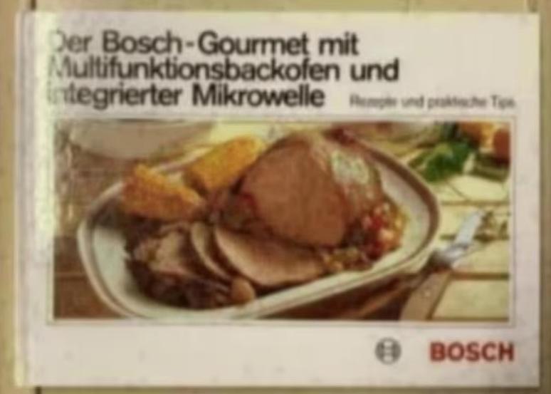 Duits kookboek bosch, recepten en tips, oven en magnetron, Boeken, Kookboeken, Zo goed als nieuw, Europa, Ophalen of Verzenden