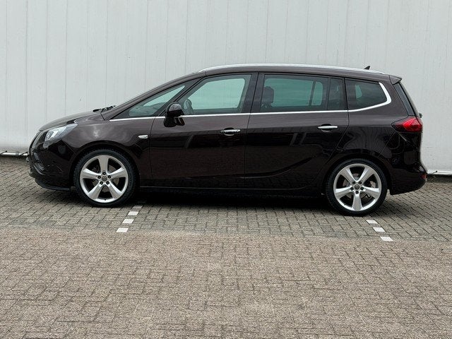 Opel Zafira Tourer 1.4 Turbo Cosmo met Navigatie, AGR, 19inc, Auto's, Opel, Stof, Zwart, 4 cilinders, Origineel Nederlands