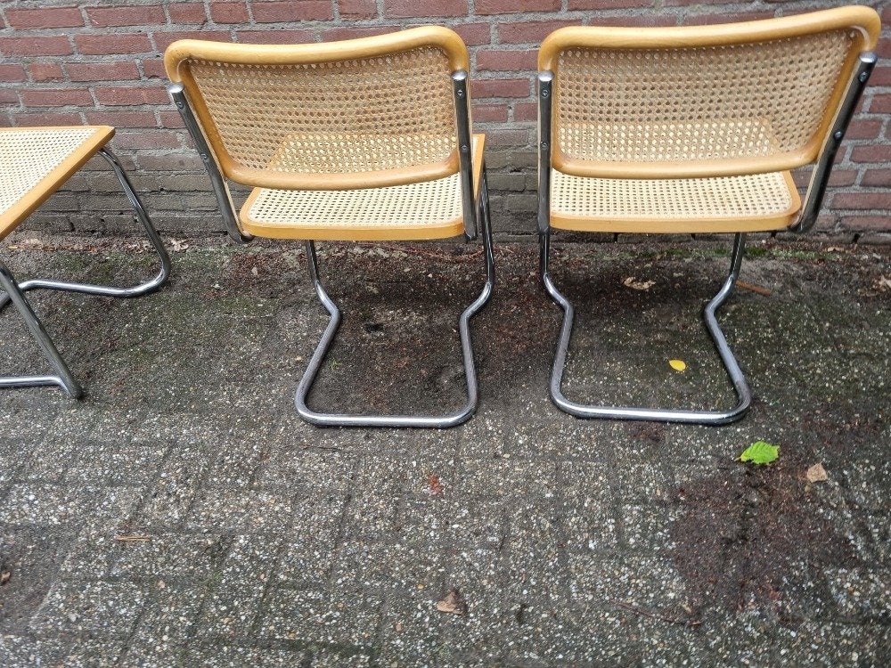 buisframe stoelen cesca marcel breuer, Ophalen of Verzenden
