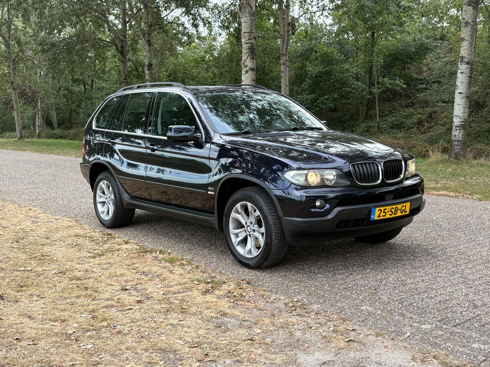BMW X5 3.0 I AUT 2005 Zwart, Auto's, BMW, Automaat, X5, Zwart, Vierwielaandrijving