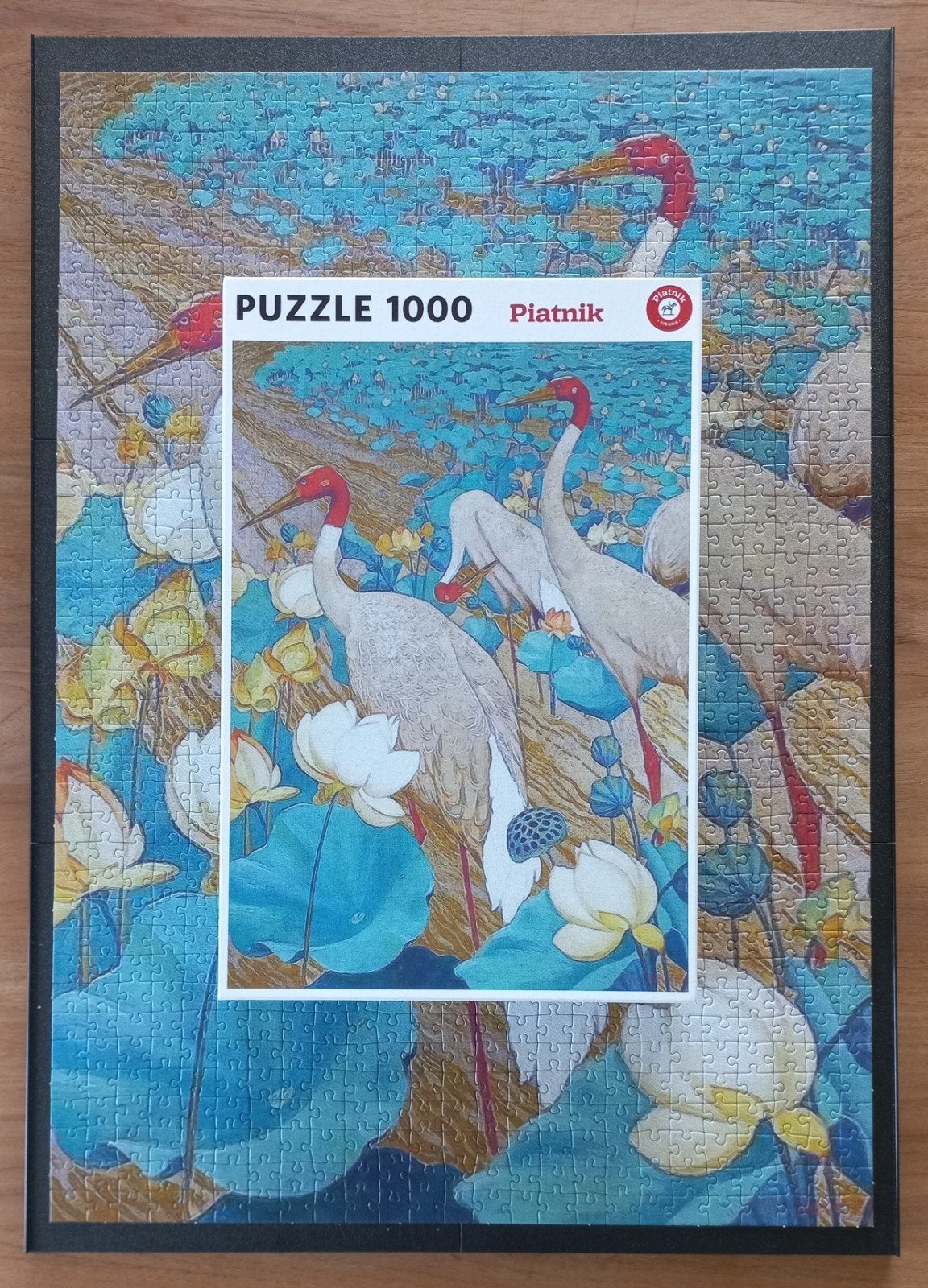 Puzzel, Piatnik 1000 stukjes. Ying Yang Plumage, Ophalen of Verzenden, 500 t/m 1500 stukjes, Zo goed als nieuw, Legpuzzel