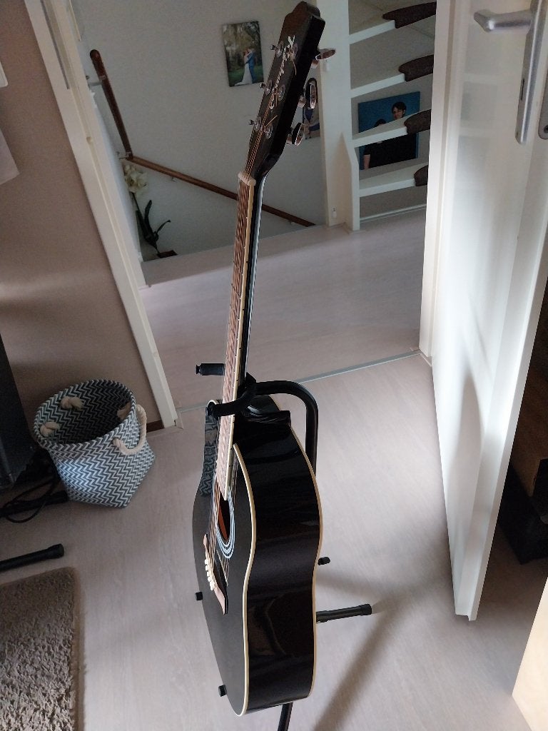 Gebruikt  akoestische gitaar linkshandig, Muziek en Instrumenten, Ophalen, Gebruikt, Western- of Steelstringgitaar