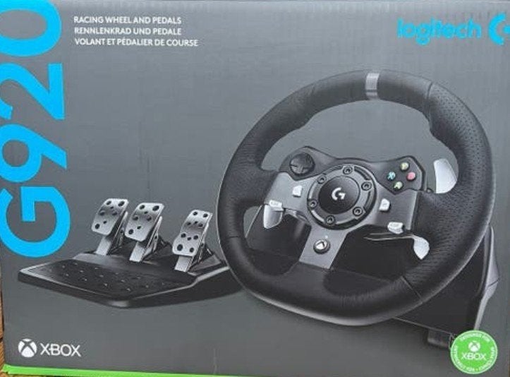 Logitech G920 Driving Force racestuur met pedalen voor Xbox, Racestuur, Xbox, Force feedback, Ophalen of Verzenden