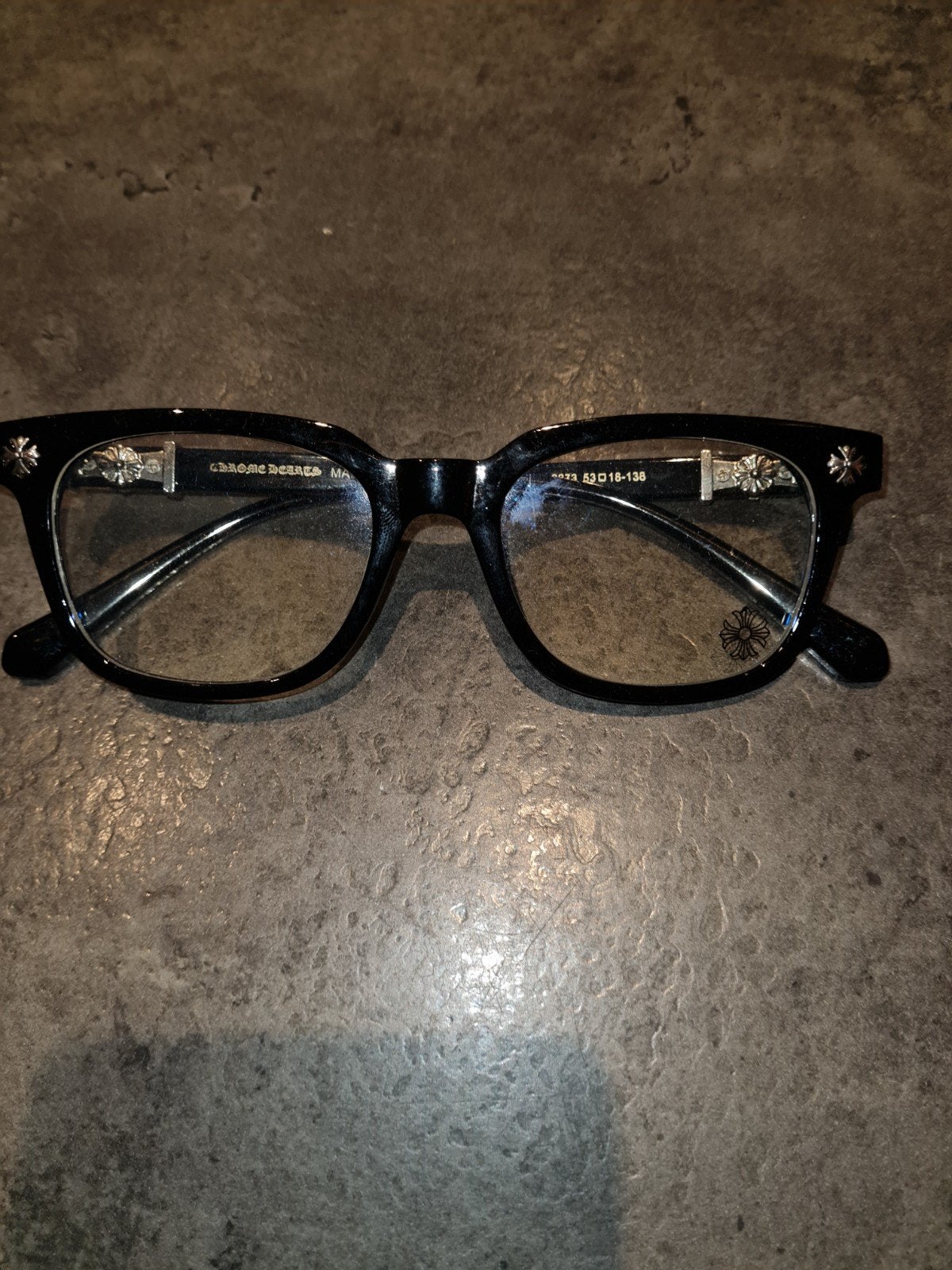 chrome hearts bril, Overige merken, Zwart, Ophalen of Verzenden, Zo goed als nieuw