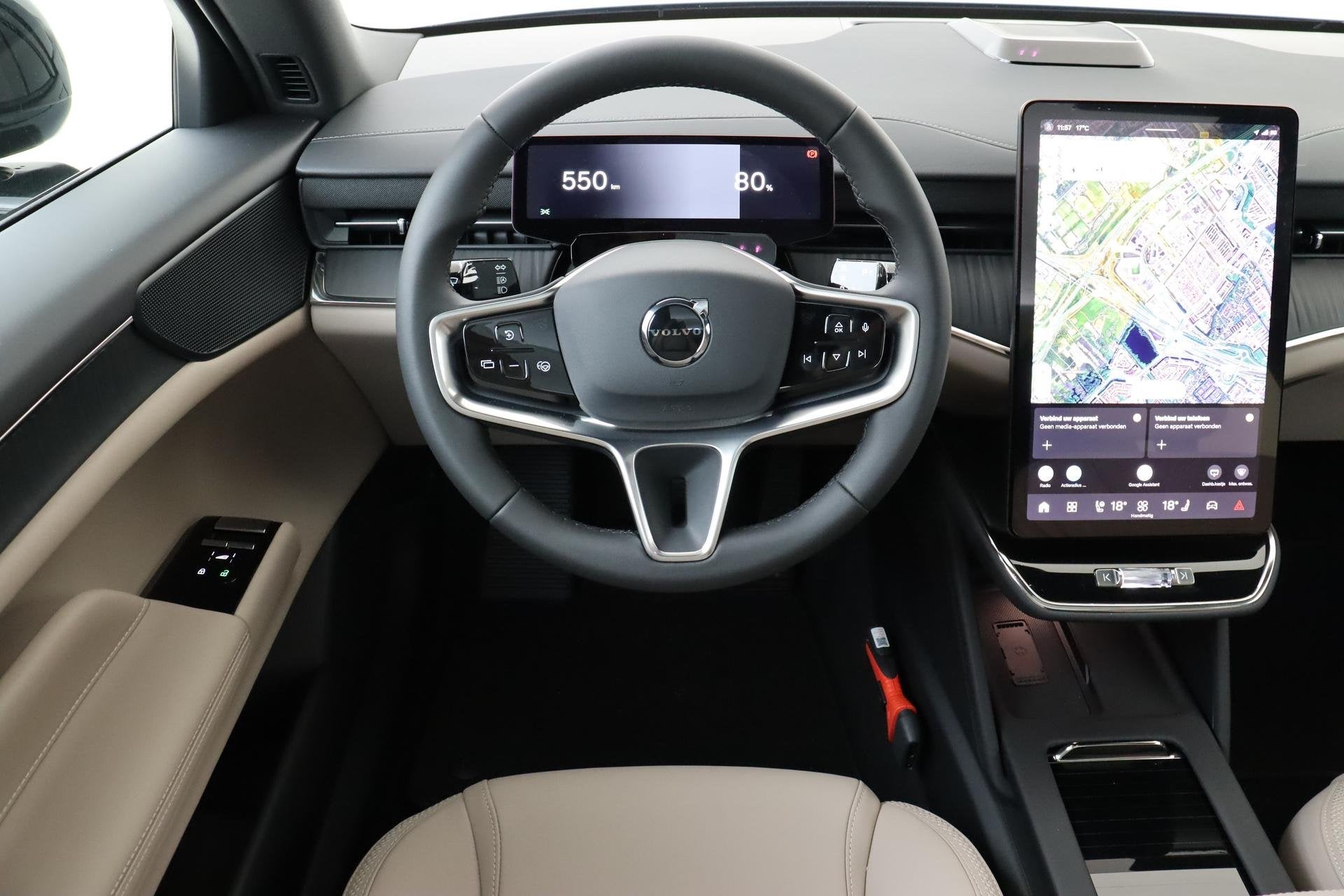 Volvo ES90 SINGLE MOTOR EXTENDED RANGE CORE 92 kWh -PANO.DAK, Auto's, Automaat, 12 maanden, Achterwielaandrijving, 662 km