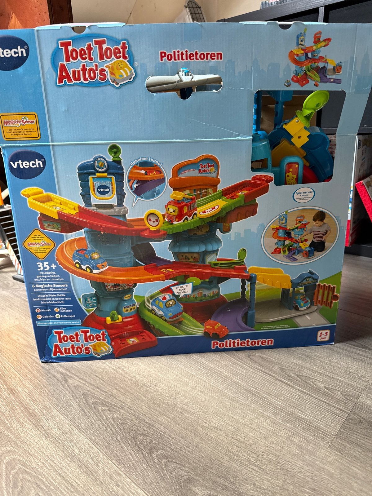 VTech Toet Toet Auto's Politietoren, Ophalen, Zo goed als nieuw