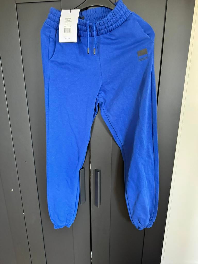 Nikkie Plessen jogging broek blauw maat 38, Kleding | Dames, Sportkleding, Maat 38/40 (M), Blauw, Overige typen, Nieuw