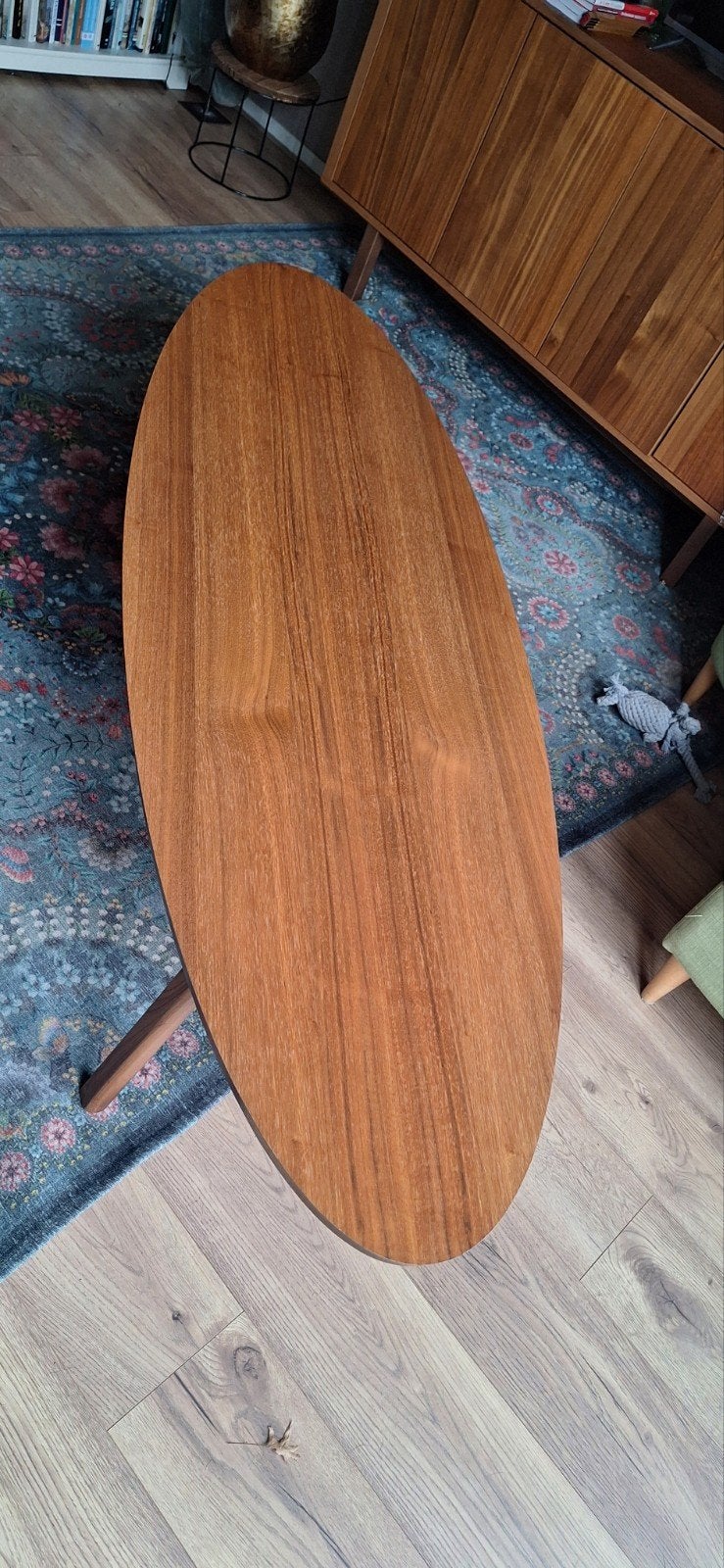 ikea salontafel Stockholm - walnootfineer, Ophalen, Gebruikt, 50 tot 100 cm, 150 tot 200 cm