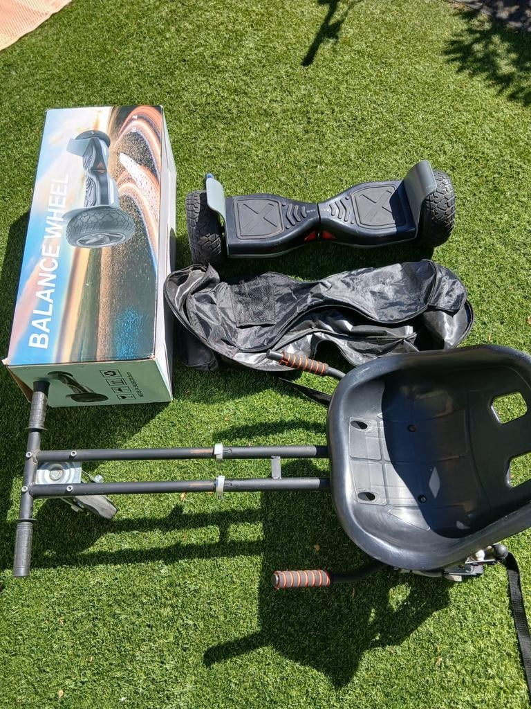 Off-road Hoverboard + hoverkart, Ophalen, Gebruikt