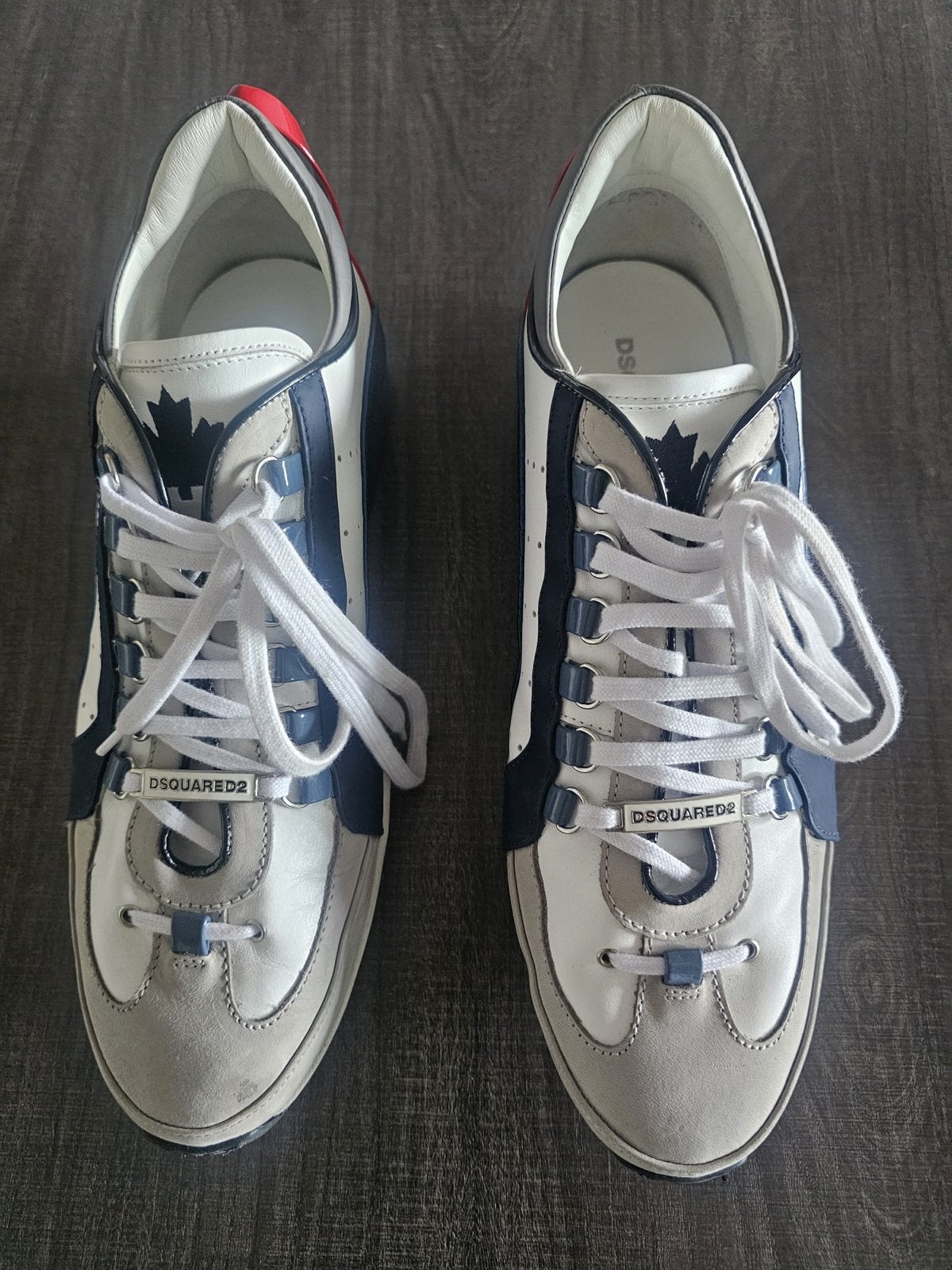 Dsquared2 Sneakers - Zo goed als nieuw, Kleding | Heren, Ophalen of Verzenden, Zo goed als nieuw, Wit, Sneakers of Gympen