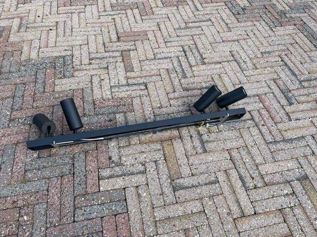 Rail met 4 spots (nieuw), GU10, Nieuw, Verstelbaar, Ophalen of Verzenden