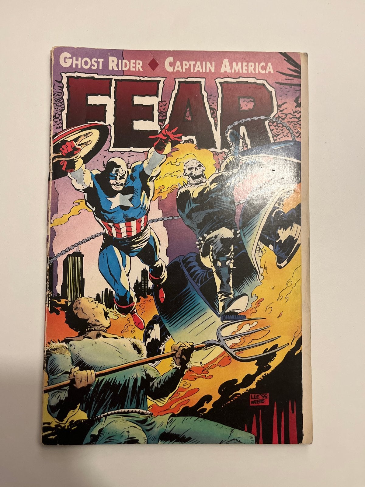 Fear Comic: Ghost Rider & Captain America, Eén comic, Ophalen of Verzenden, Gelezen, Amerika