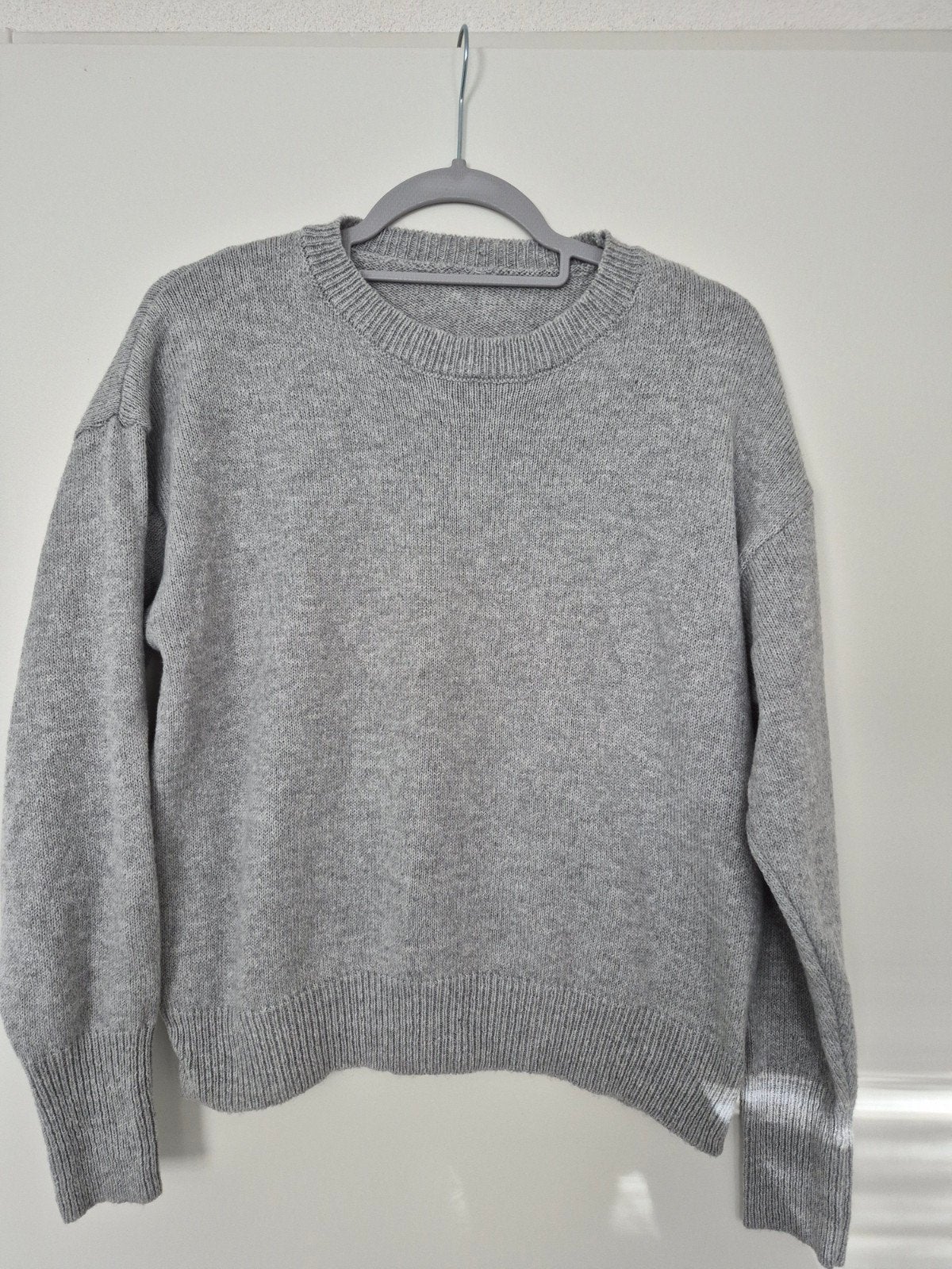 Gebreide trui grijs maat M, Kleding | Dames, Maat 38/40 (M), Ophalen of Verzenden, Zo goed als nieuw, Grijs