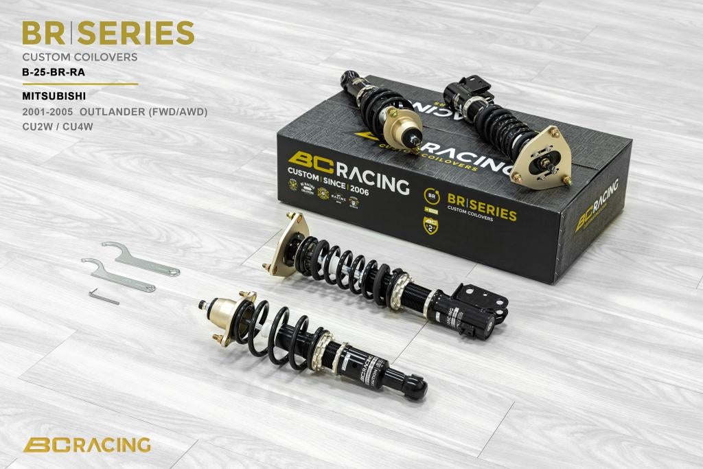 BC Racing schroefset verlaging - Mitsubishi Outlander 01-05, Ophalen of Verzenden
