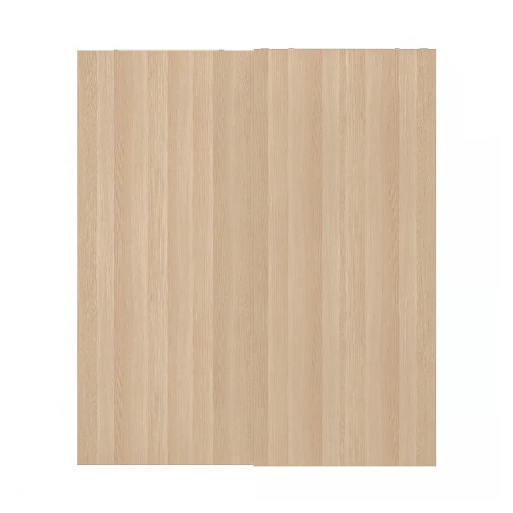 IKEA Hasvik schuifdeurenset 200x236 - eikeneffect, Ophalen, 200 cm of meer, Zo goed als nieuw, 200 cm of meer