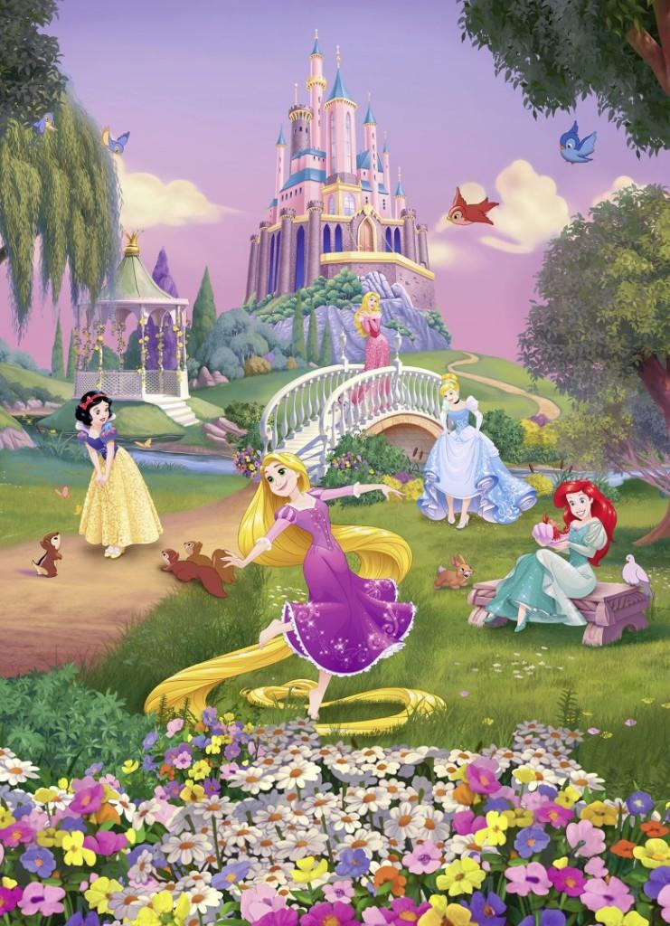 Disney Princess fotobehang Sunset, Prinsessen behang, Verzenden, Nieuw