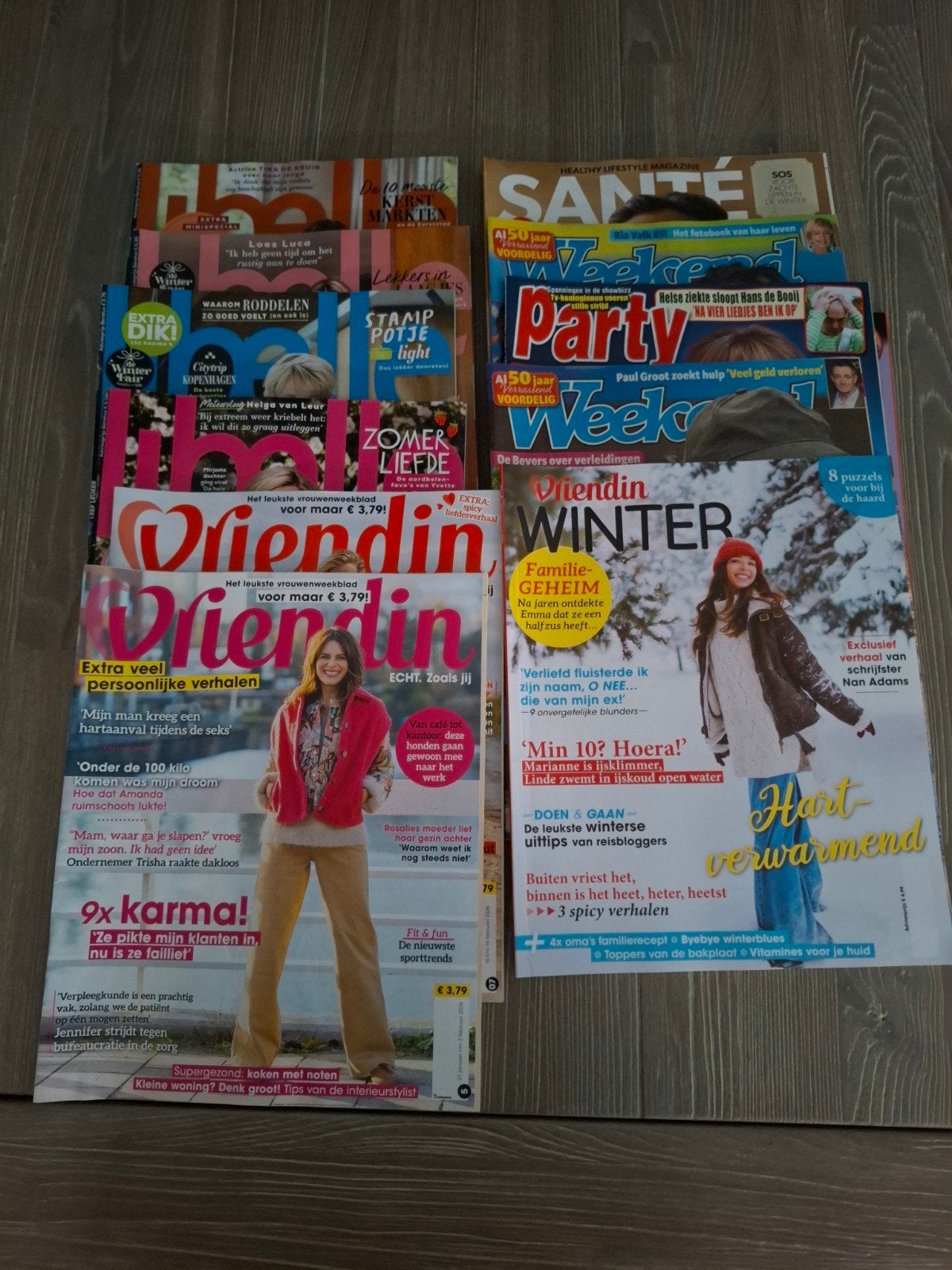 Diverse tijdschriften: Vriendin, Weekend, Party, Libelle, Ophalen of Verzenden, Zo goed als nieuw, Damesbladen