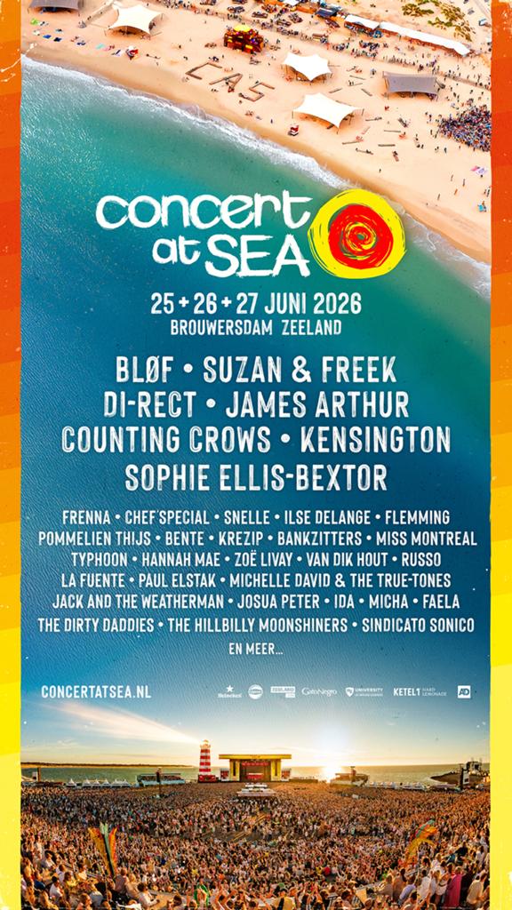 Concert at Sea dagkaarten donderdag 3x, Tickets en Kaartjes, Drie personen of meer, Juni