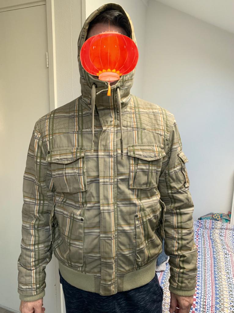 Review heren winterjas winter jas jack kaki groen maat L, Maat 52/54 (L), Nieuw, Ophalen of Verzenden, Review