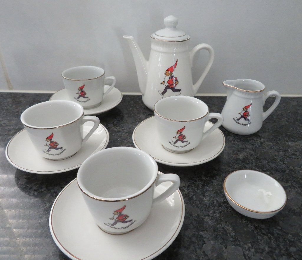 Kinderservies Piggelmee Van Nelle Vintage, Verzamelen, Ophalen of Verzenden, Nieuw, Porselein, Compleet servies